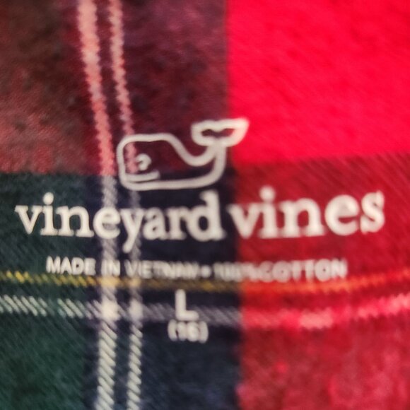 Boys Vineyard Vines Flannel long sleeve shirt - Picture 2 of 3